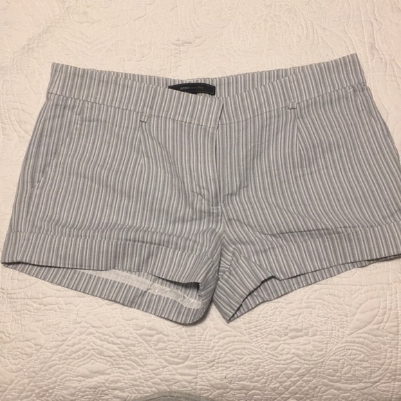 Blue and white stripe shorts - Picture 1 of 4